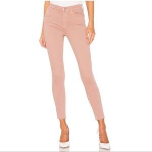 Frame Le High Skinny Raw Hem Jeans Dusty Rose Women’s Size 24